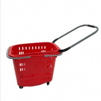 Shopping baskets with rolls