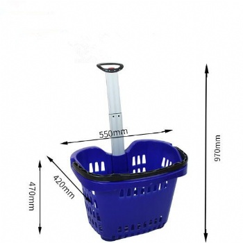 2 rolls supermarket baskets