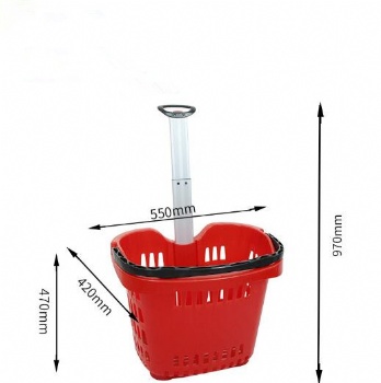 2 rolls supermarket baskets