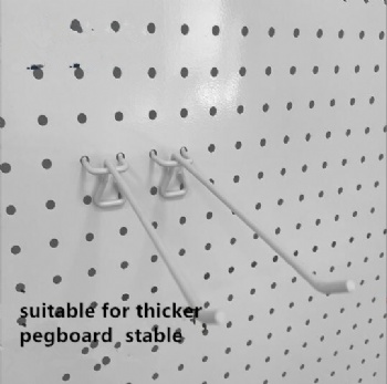 display hook for pegboard