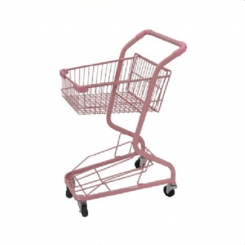 Double supermarket trolley