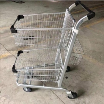 Three baskets trolley