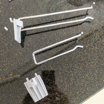 Plating hook with plastic base