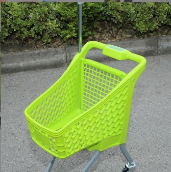 Child plastic shopping carts