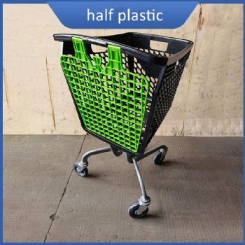 Half plastic trolley