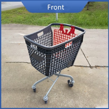 Half plastic trolley